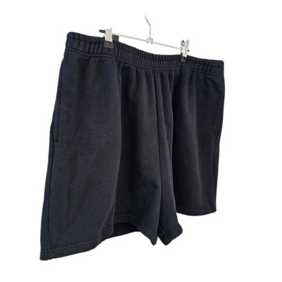 Brunette The Label Womens Sweat Shorts, Black, Pull On, Lounge,Plus Size 3XL/4XL - Picture 8 of 8